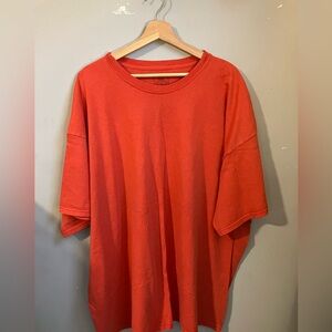 Women’s Fruit of the loom Orange Crewneck T-Shirt